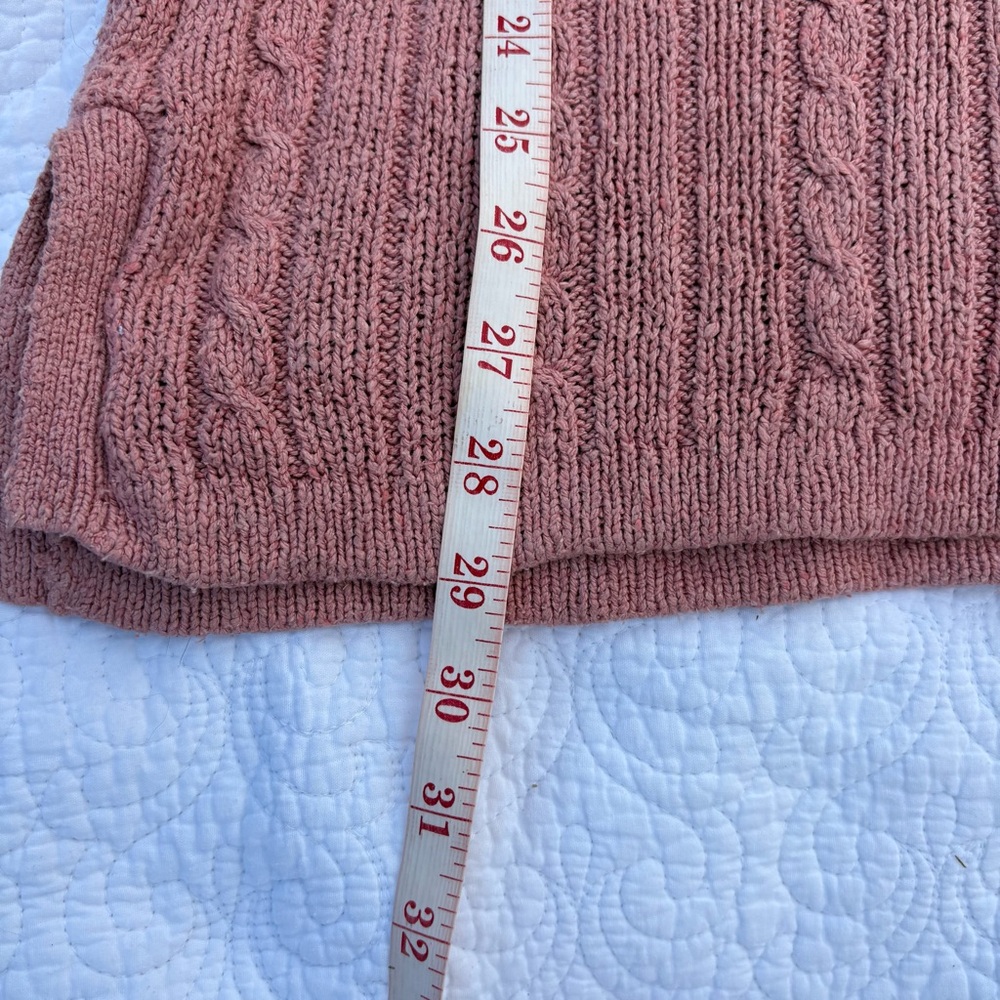 Pink Cable Knit Sweater - Picture 8 of 10